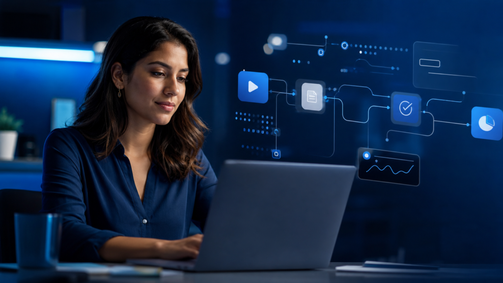 Inteligencia artificial y automatización aplicadas al trabajo remoto